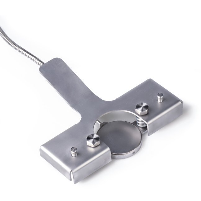 IHF02工业热通量传感器，带可选的磁体框架，易于安装在被测物体上